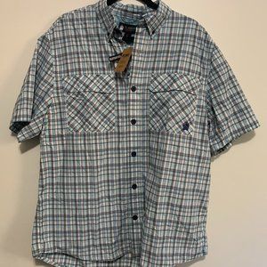 Brand New Casual Mens Short Sleeve Button Up